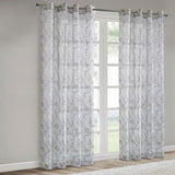 Habitat Jenny Light Filtering Grommet Curtain - Grey