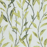 Habitat Verdure Light Filtering Rich Woven Branch Leaf Design Dual Header Curtain Panel Green