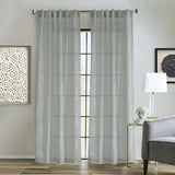 Commonwealth Legacy Trenton Light Filtering Dual Header Curtain - Grey