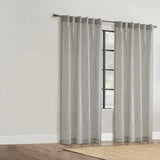 Commonwealth Legacy Trenton Light Filtering Dual Header Curtain - Grey