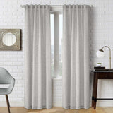 Commonwealth Legacy Danbury Light Filtering Dual Header Curtain - Silver