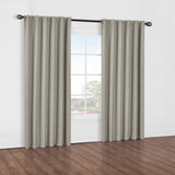 Thermaplus Baxter Total Blackout Back Tab Curtain - Oatmeal
