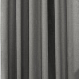Thermaplus Baxter Total Blackout Back Tab Curtain - Silver