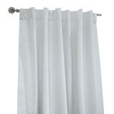 Thermaplus Baxter Total Blackout Back Tab Curtain - White