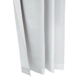 Thermaplus Baxter Total Blackout Back Tab Curtain - White