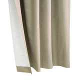 Thermaplus Baxter Total Blackout Back Tab Curtain - Oatmeal