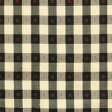 Thermalogic Checkmate Energy Efficient Room Darkening Simple Mini Check Pattern Pole Top Curtain Panel Pair Navy
