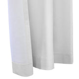 Thermalogic Weathermate Topsions Room Darkening Daytime and Nighttime Privacy Curtain Panel Pair White