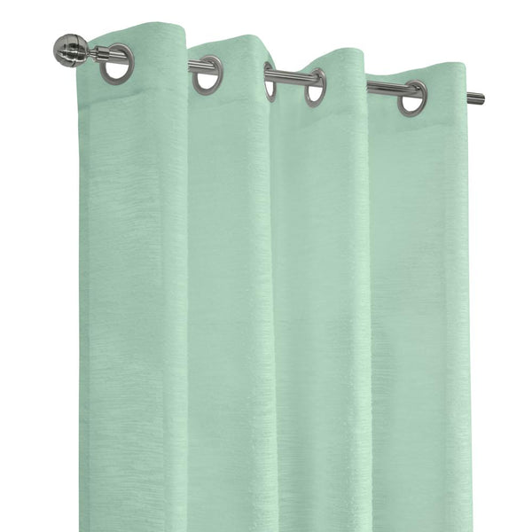 Habitat Boucle Sheer Premium Stylish and Functional Grommet Curtain Panel Surf S