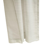 Habitat Austin Light Filtering Dual Header Linen Colored Horizontal Multi Pin Stripe Curtain Panel in Linen