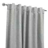 Thermaplus Denver Blackout Dual Header Contemporary and Classic Styles Curtain Panel for Any Window Silver