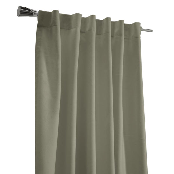 Thermaplus Seren Room Darkening Window Treatment Dual Header Curtain Panel for B