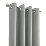 Thermaplus Alpine Blackout Premium Stylish and Functional Grommet Curtain Panel Light Grey