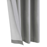 Thermaplus Alpine Blackout Premium Stylish and Functional Grommet Curtain Panel Light Grey