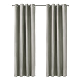 Thermaplus Alpine Blackout Premium Stylish and Functional Grommet Curtain Panel Light Grey