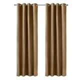 Thermaplus Alpine Blackout Premium Stylish and Functional Grommet Curtain Panel Sand