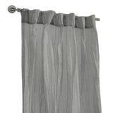 Habitat Paloma Sheer Dual Header Stylish and Functional Curtain Panel Grey