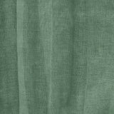 Habitat 100% Polyester Paloma Sheer Broomstick Crushed Solid Dual Header Curtain Panel Sage