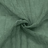 Habitat 100% Polyester Paloma Sheer Broomstick Crushed Solid Dual Header Curtain Panel Sage
