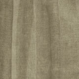 Habitat 100% Polyester Paloma Sheer Broomstick Crushed Solid Dual Header Curtain Panel Khaki