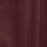 Habitat 100% Polyester Paloma Sheer Broomstick Crushed Solid Dual Header Curtain Panel Burgundy