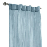 Habitat Paloma Sheer Dual Header Stylish and Functional Curtain Panel Blue