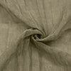 Habitat 100% Polyester Paloma Sheer Broomstick Crushed Solid Dual Header Curtain Panel Khaki