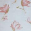 Habitat Magnolia Light Filtering Pink Watercolor Floral Print Grommet Curtain Panel White Pink