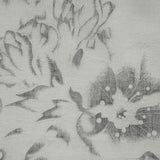 Habitat Kyoto Floral Print Soothing Tones Light Filtering Grommet Curtain Panel for Bedroom White