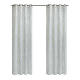 Habitat Ivy Light Filtering Grommet Botanical Motif Print Curtain Panel for Livingroom White