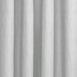 Thermaplus Margot 100% Blackout Subtle Textured Geometric Pattern Grommet Curtain Panel White