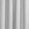 Thermaplus Margot 100% Blackout Subtle Textured Geometric Pattern Grommet Curtain Panel White