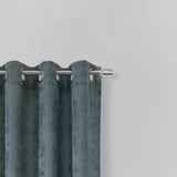 Habitat Portland Light Filtering Window Treatment Grommet Curtain Panel for Bedroom Livingroom Steel Blue
