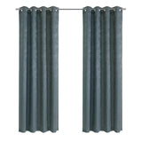 Habitat Portland Light Filtering Window Treatment Grommet Curtain Panel for Bedroom Livingroom Steel Blue
