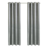 Thermaplus Denver Blackout Grommet Curtains for Livingroom Taupe Grey