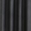 Habitat Abstract Light Filtering Geometric Jacquard Grommet Curtain Panel Charcoal