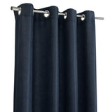 Habitat Abstract Light Filtering Energy Efficeint Grommet Curtain Panel for Windows Navy