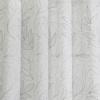 Habitat Valentina Sheer Window Treatment Tone on Tone Motif Grommet Curtain Panel for Bedroom Livingroom White