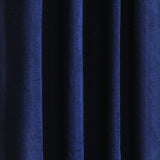 Thermaplus Chenille 100% Blackout Grommet Exclusive Curtains for Livingroom Bedroom Dark Navy