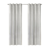 Habitat Bristol Room Darkening UV Protecion Grommet Curtain Panel for Windows White