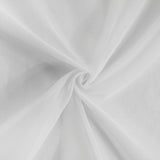 Habitat 100% Polyester Daphne Sheer Grommet Faux Linen Solid Curtain Panel White