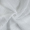 Habitat 100% Polyester Regina Sheer Chevron Delightful Textured Grommet Curtain Panel White