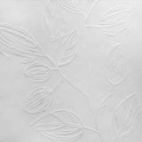 Habitat 100% Polyester Selina Sheer Grommet Leaf Embroidered Curtain Panel White