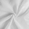 Habitat 100% Polyester Selina Sheer Grommet Leaf Embroidered Curtain Panel White