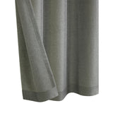 Habitat 100% Polyester Milo Light Faux Linen Solid Filtering Grommet Curtain Panel Grey