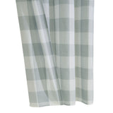 Habitat 100% Polyester Genesis Light Filtering Plaid Woven Grommet Curtain Panel Grey