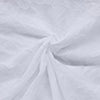 Habitat 85% Polyester 15% Cotton Crushed Sheer Crinkle Textured Solid Rod Pocket Curtain Panel 52" x 84" White