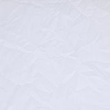 Habitat 85% Polyester 15% Cotton Crushed Sheer Crinkle Textured Solid Rod Pocket Curtain Panel White