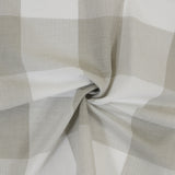 Habitat 100% Polyester Bradley Light Filtering Plaid Woven Grommet Curtain Panel 52" x 84" in Taupe
