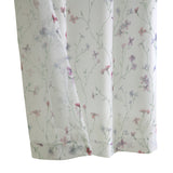 Habitat 100% Polyester Hazel Sheer Faux Linen Floral Grommet Curtain Panel Pink